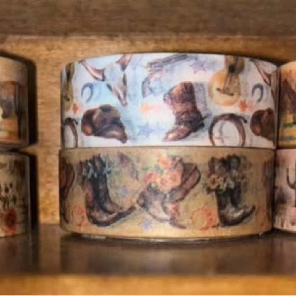 Western Themed Decorative Tape Set
